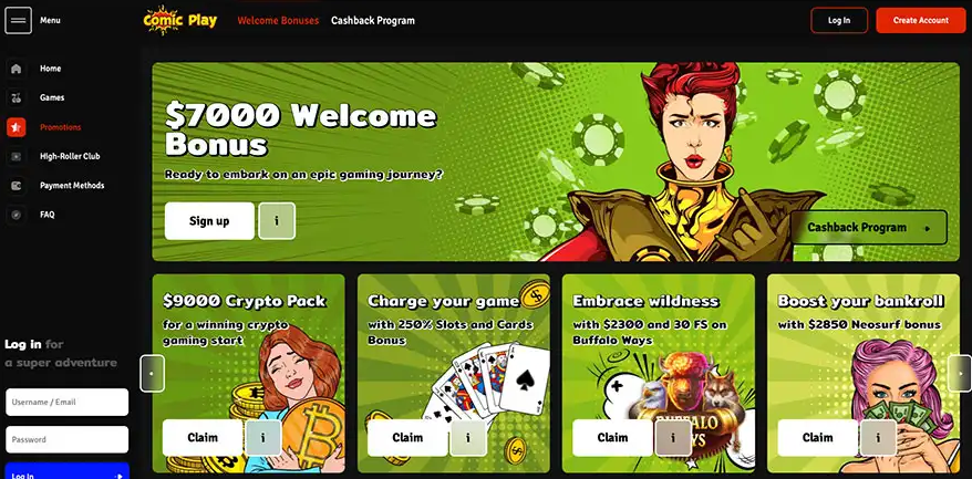 Comic Play Casino 